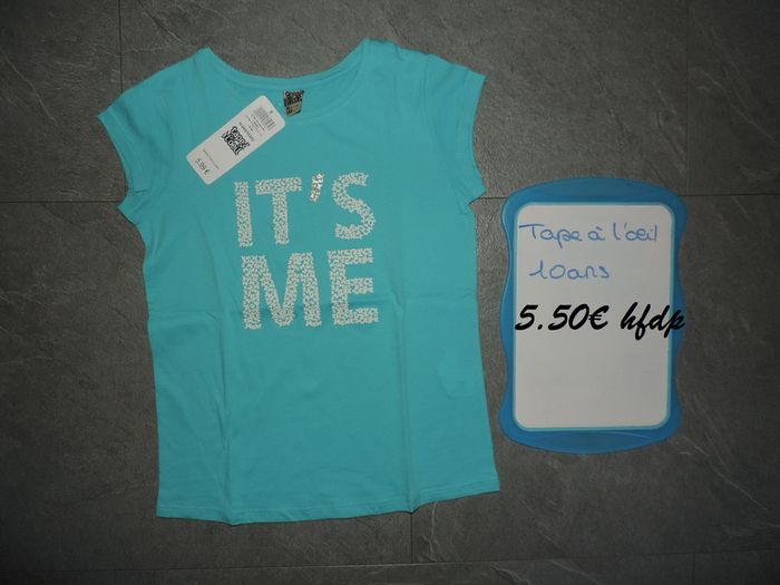 tee shirt tape à l'oeil 10 ans