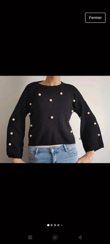 🍁 PULL manches larges avec perles