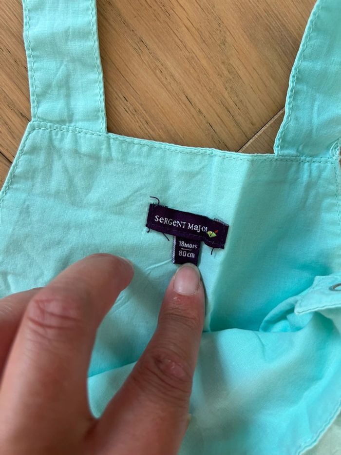 Lot d'un ensemble short et tee shirt et d'une salopette bébé garçon - photo numéro 3