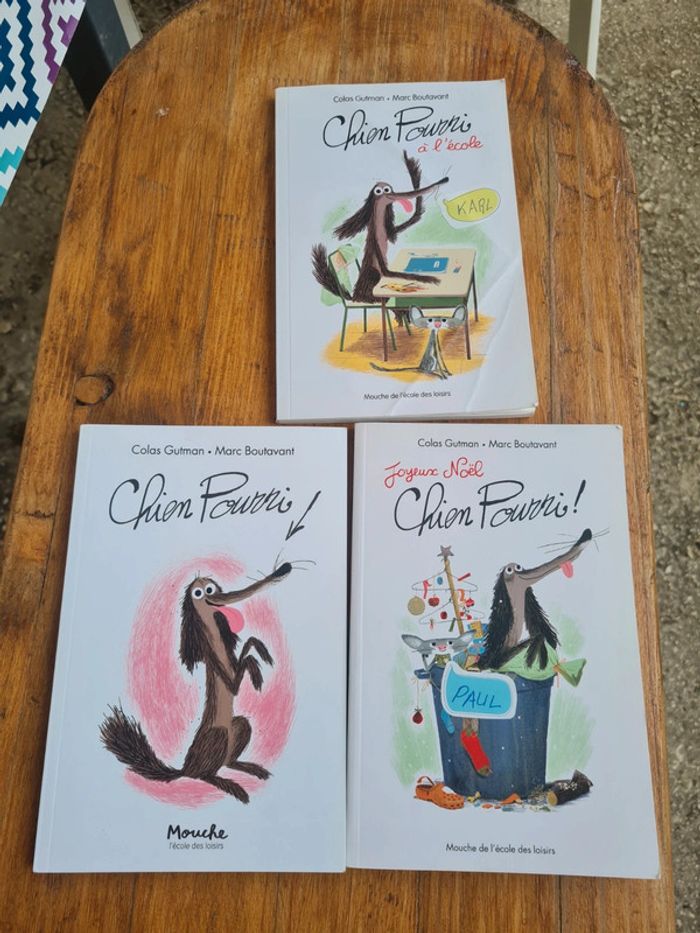 3 livres Chien pourri en tres bon etat - photo numéro 2