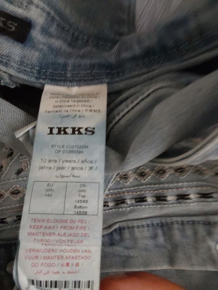 Salopette short ikks fille 10 ans - photo numéro 8