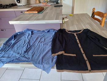 2 gilets manches longues femmes Taille 34 à 38