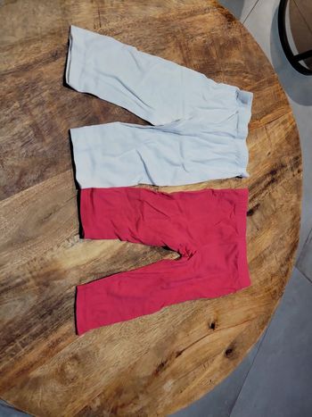 Lot pantalon leggings enfant bébé 74 cm