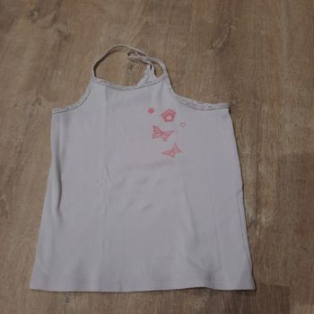 Top à fines bretelles 6 ans