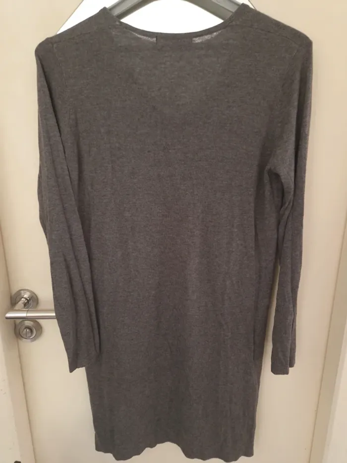Robe-pull gris mango taille M - photo numéro 2