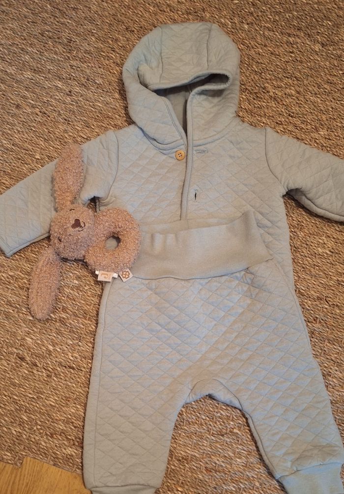 Ensemble vert d'eau h&m 6 mois - photo numéro 2