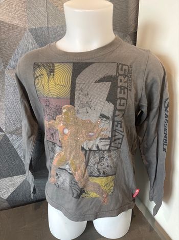 Pull fin Marvel 6 ans Avengers 