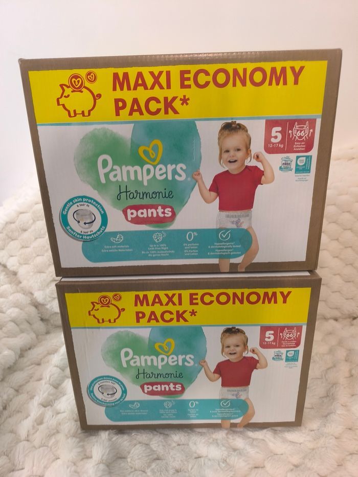 Pampers Harmonie pants T5 - 2*66 couches culottes
