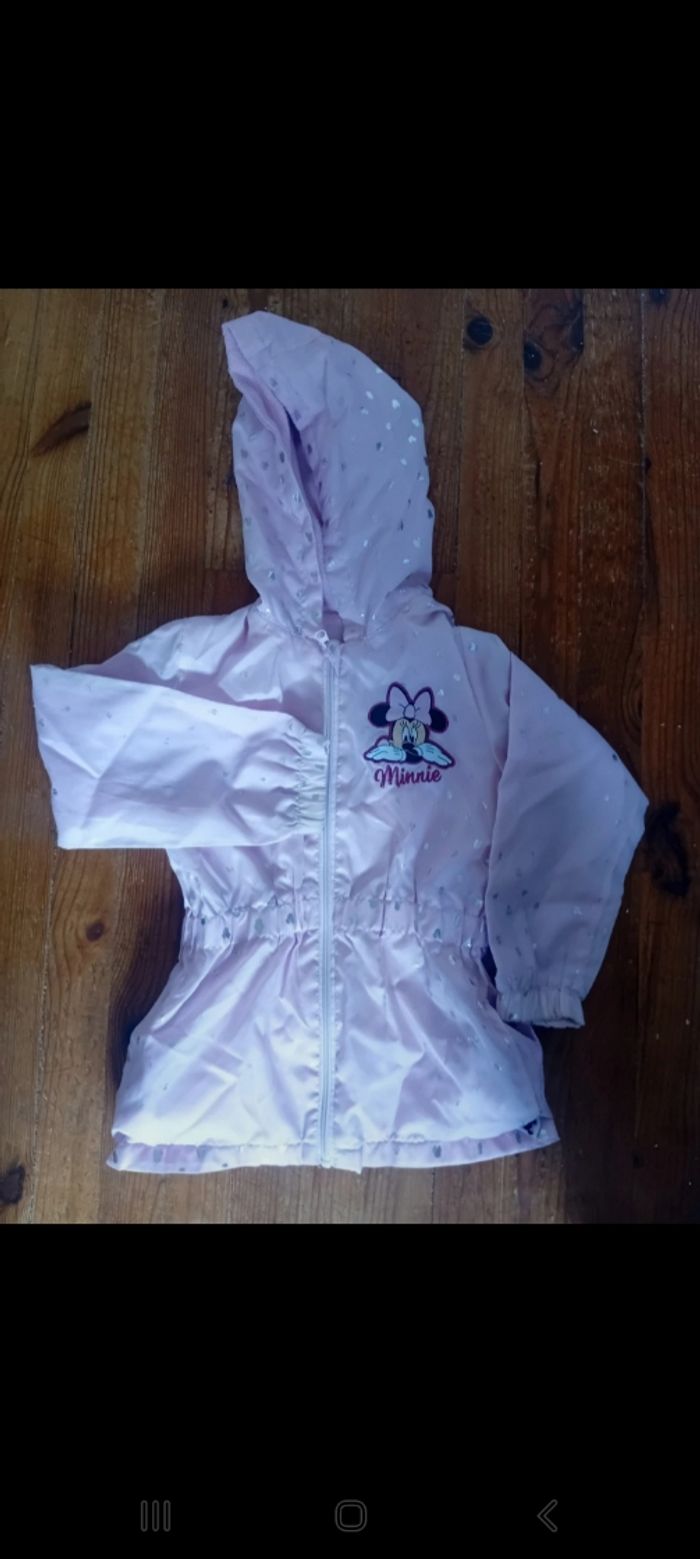 Coupe vent minnie 8 ans