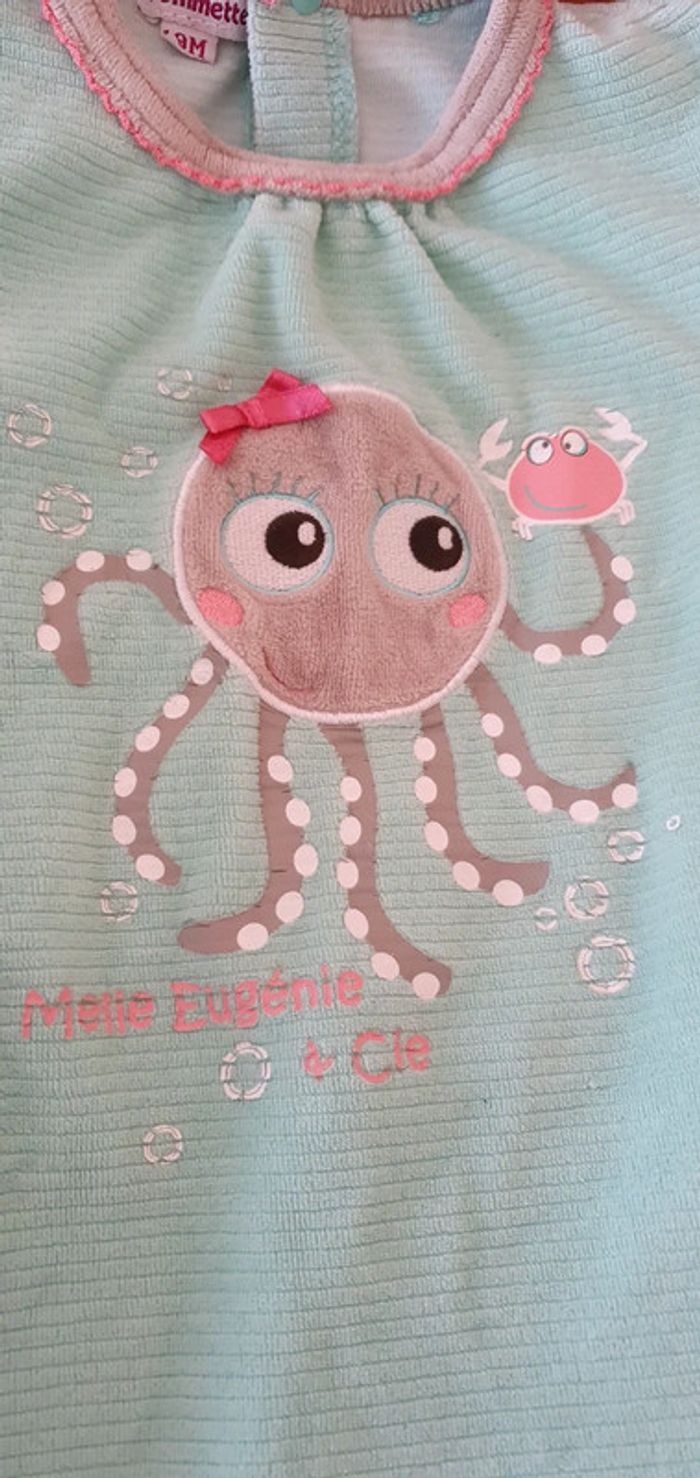 Pyjama Pommette taille 9 mois - photo numéro 3