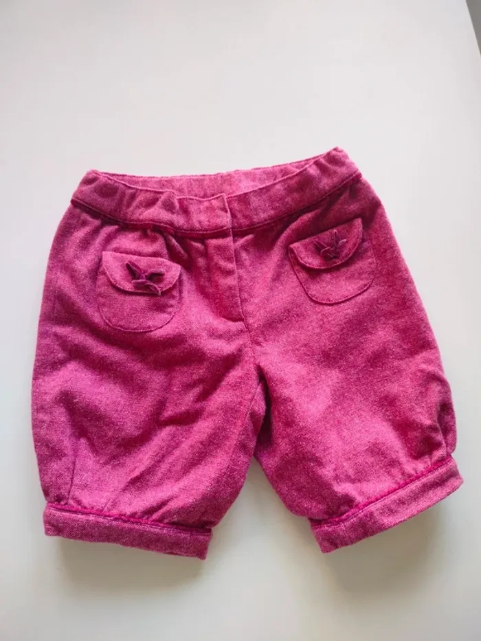 (c) Bermuda fushia Jacadi 12mois - photo numéro 6