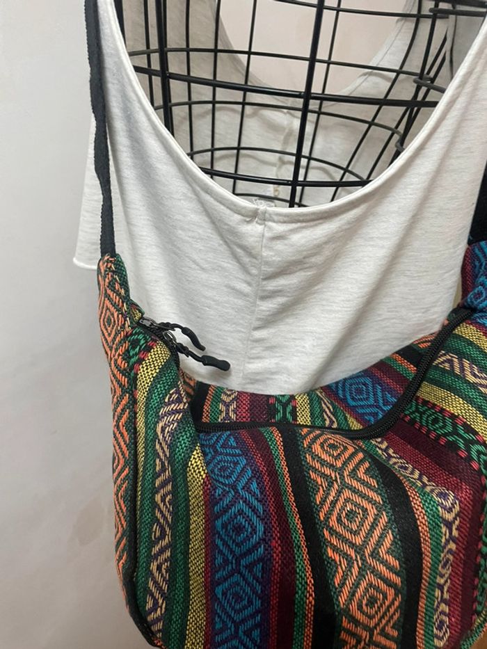 Sac bandoulière ethnique multicolore - photo numéro 8