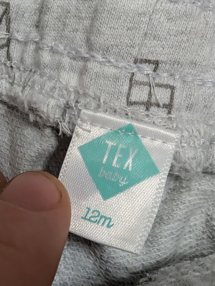 🩶 Jogging TEX Baby – 12 mois / 12M – gris clair imprimé Play 🩶 - photo numéro 4