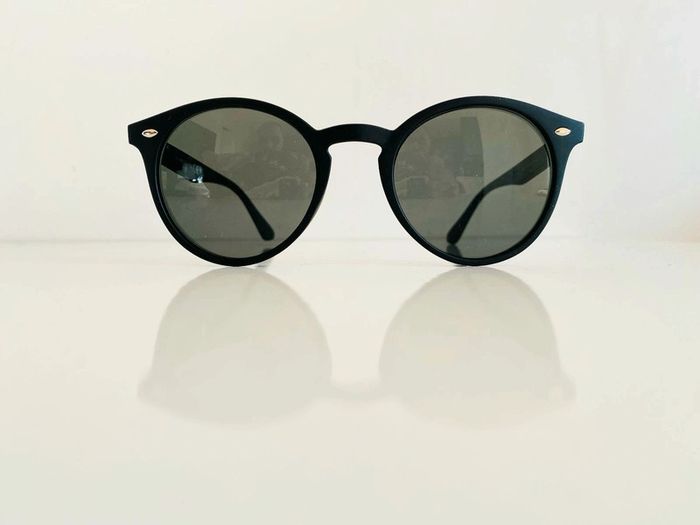 Lunette de soleil mixte Pantos noire mate UV protection catégorie 3 - photo numéro 4