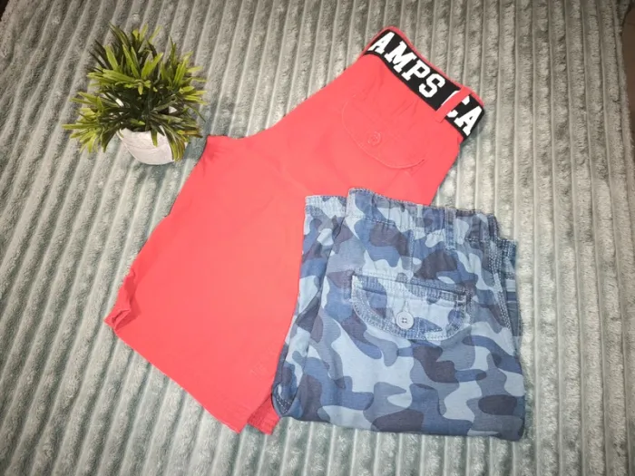 Lot 2 shorts garçon Camps United 12 ans