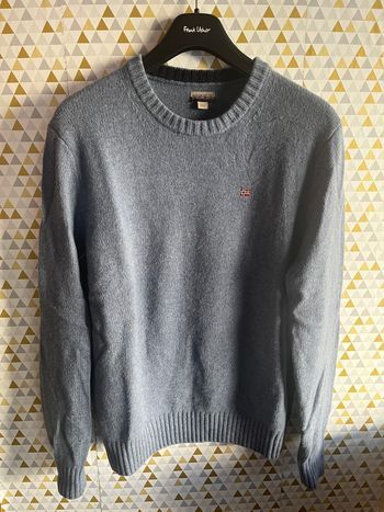 Pull bleu gris