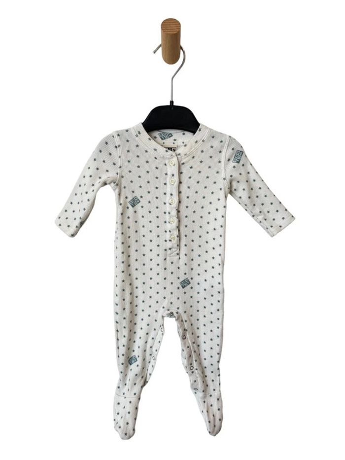 Pyjama en coton côtelé (étoiles) - Bonton 3 mois