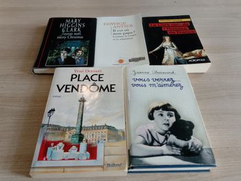Lot de 5 livres, romans,(21)(Janine Boissard ect.)