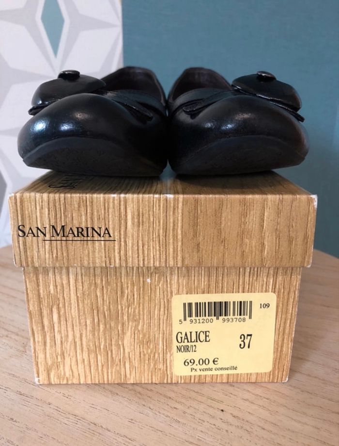 Ballerines cuir San Marina excellent état - photo numéro 2