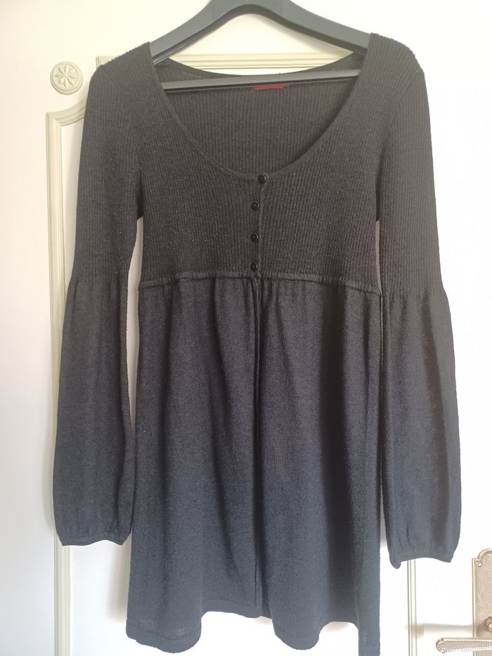 Long gilet noir T42/44