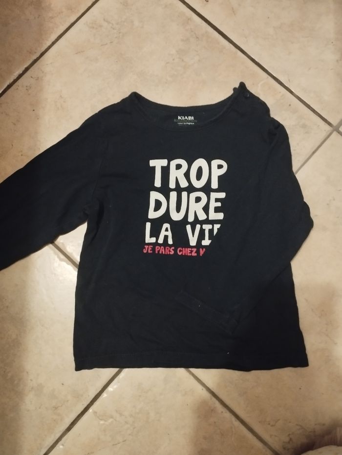 T-shirt manches longues 12 mois garçon
