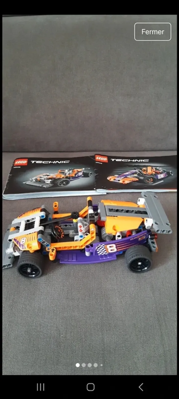 Voiture de course ou karting Lego technic