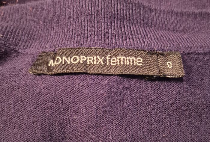 Tee-shirt femme #Monoprix, bleu marine Taille XS - photo numéro 4
