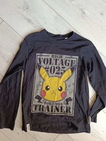 T shirt pokemon manche longue 