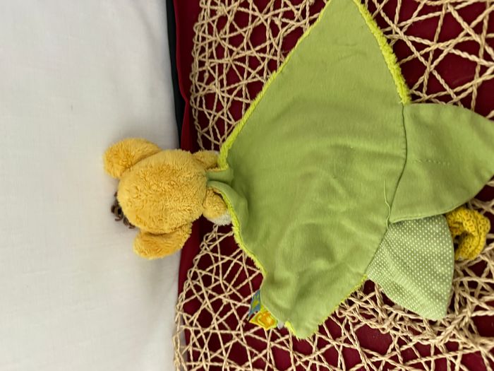 Doudou plat le roi lion Simba vert soleil DISNEY plus de soleil - photo numéro 3