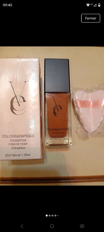 Fond de teint Vee beauty