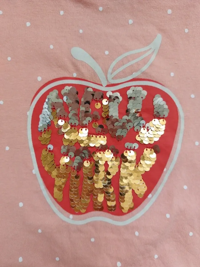Joli ensemble t-shirt volanté + jupe 7A - photo numéro 4