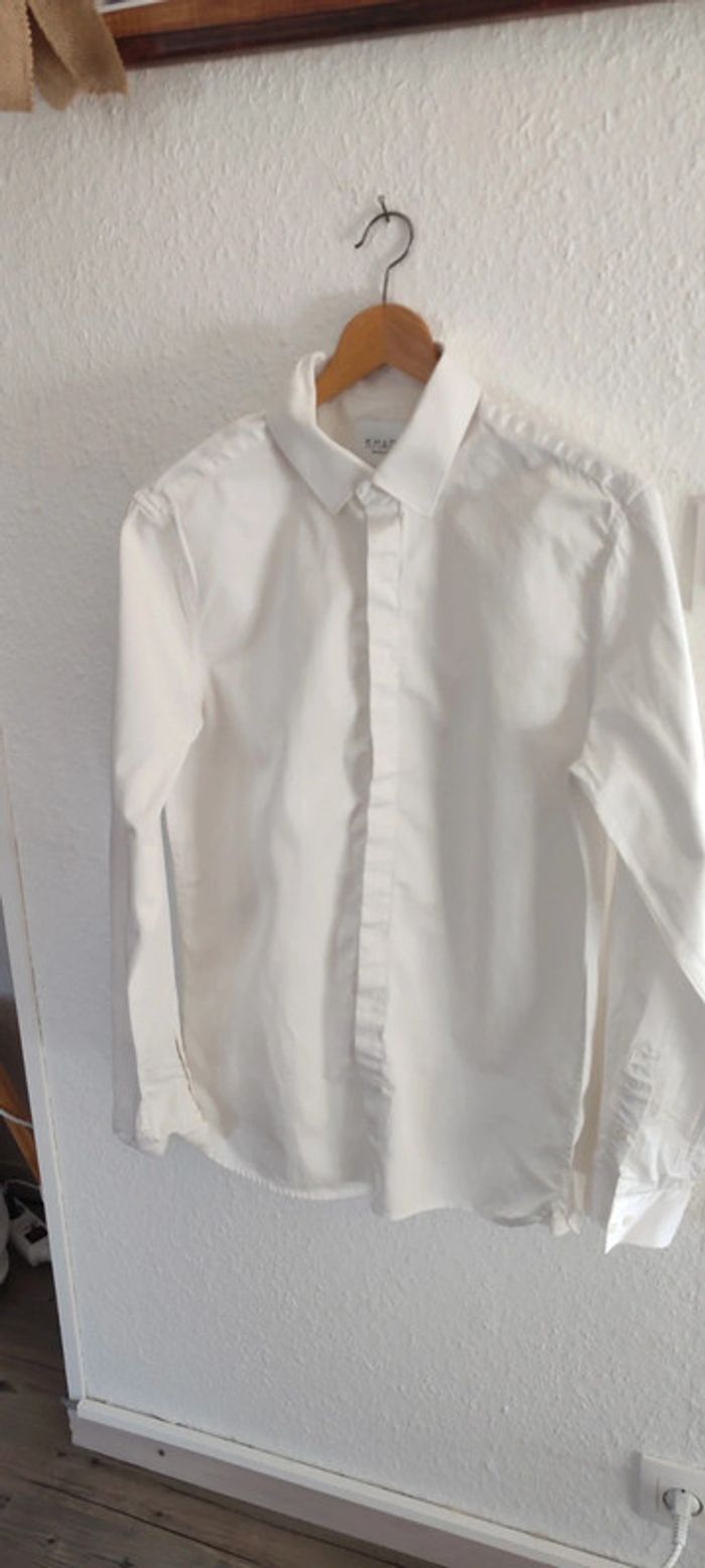 Chemise homme blanc cassé - photo numéro 4
