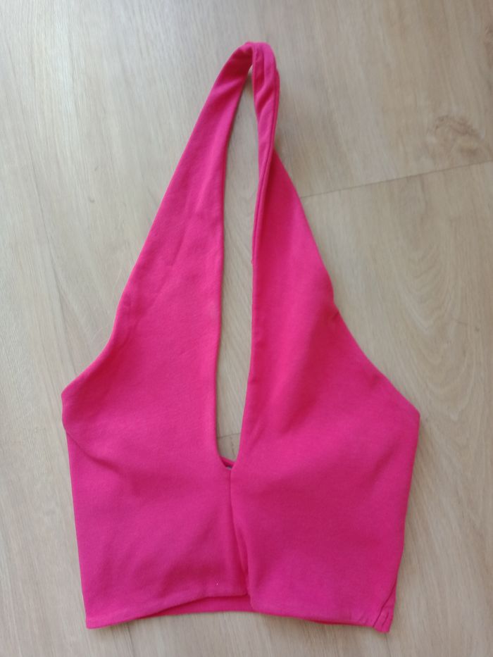 Top dos nu fushia Zara - photo numéro 4