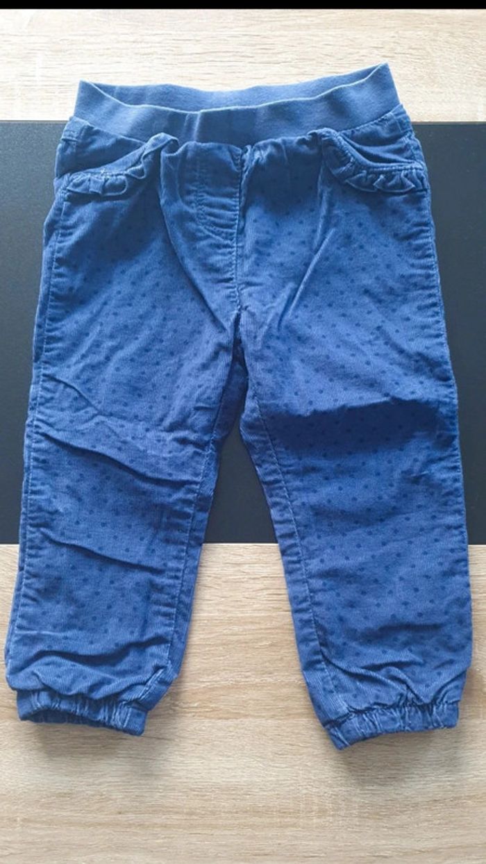 Pantalon velours 86 cm