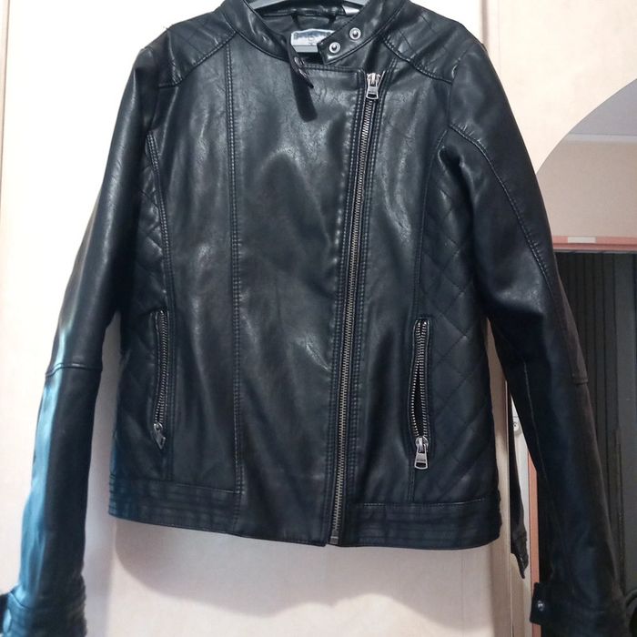 Veste légère en simili cuir fille - photo numéro 2