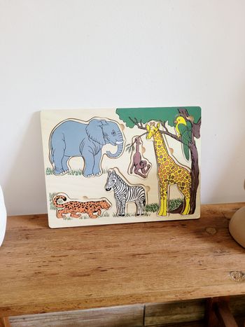 Puzzle animaux de la savane 