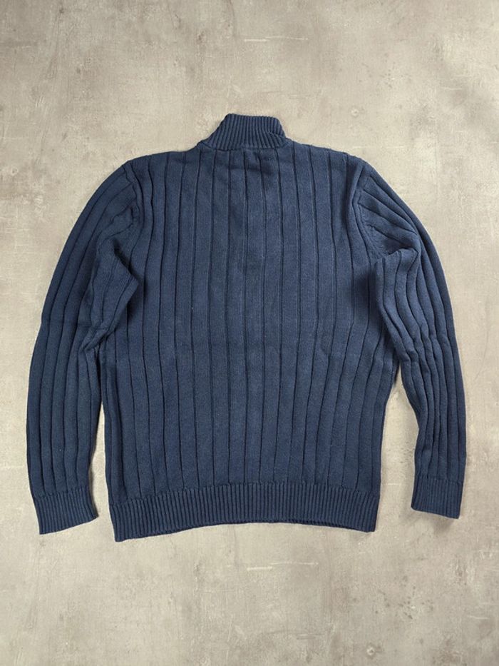 Pull coton Nautica torsadé col camionneur marine taille XL - photo numéro 6