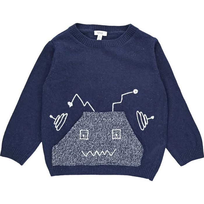 Pull 24 mois en laine et cachemire Knot