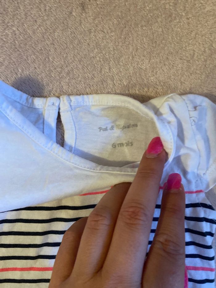 Robe pat et ripaton 6 mois 100% coton - photo numéro 2