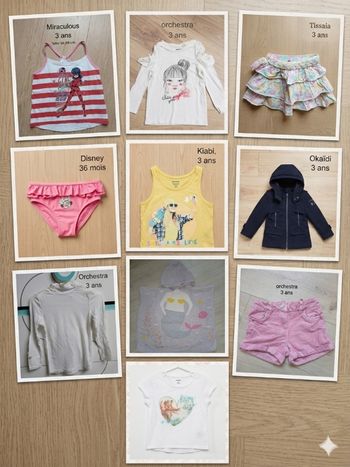 Lot 3 ans fille 