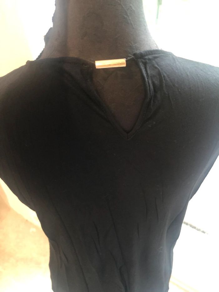 184 - Haut noir voilage - photo numéro 5