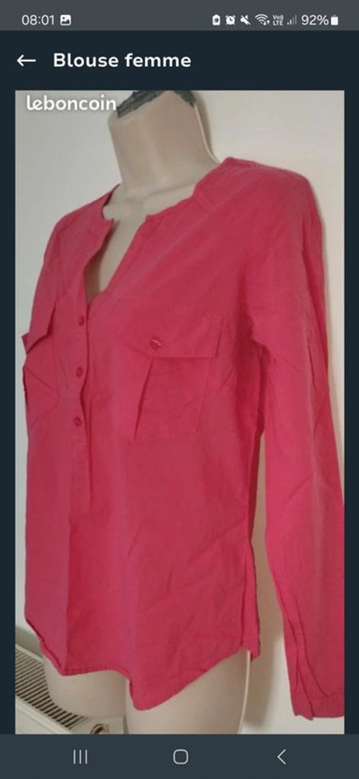 Blouse rose taille 36 - photo numéro 4