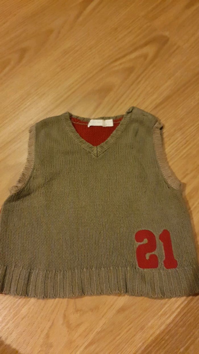 pull sans manche tao habille 18 mois