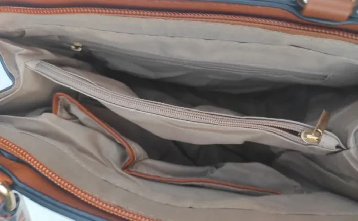 Sac à main avec bandoulière ajustable neuf marron - photo numéro 7