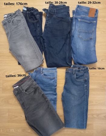 Jeans de toute taille
