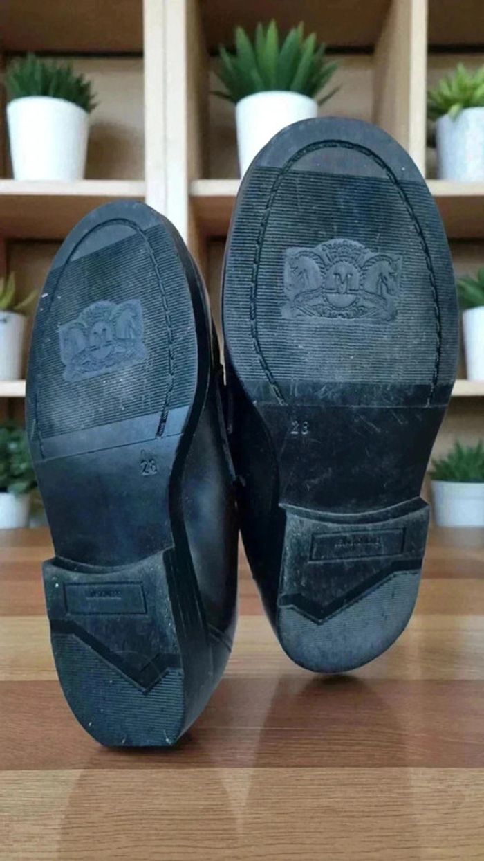 Chaussures noir 🌹 28 🌹 fabrication française - photo numéro 5