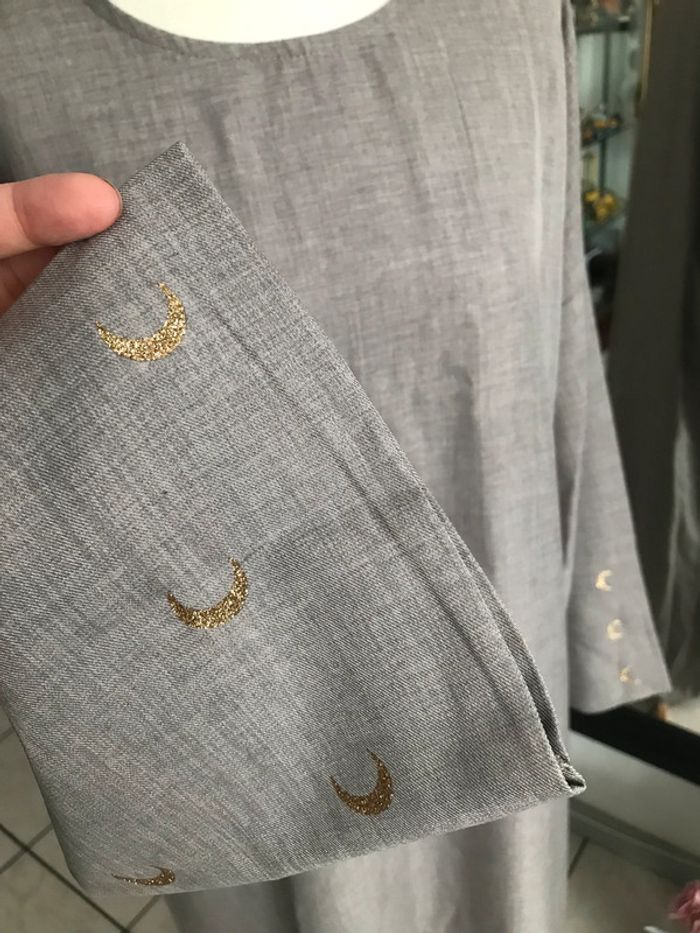 Abaya robe Lune taupe 🌙 - photo numéro 2