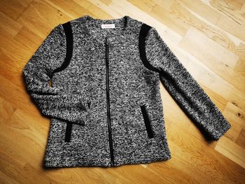 Veste imprimée noir et blanc