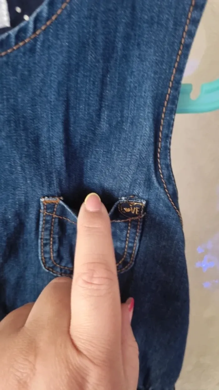 Robe en jeans taille 5 ans kidkanai - photo numéro 5