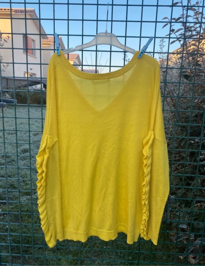 Pull jaune
